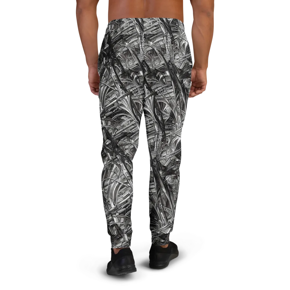 Gothic Whirlwind on Men's Joggers — Back