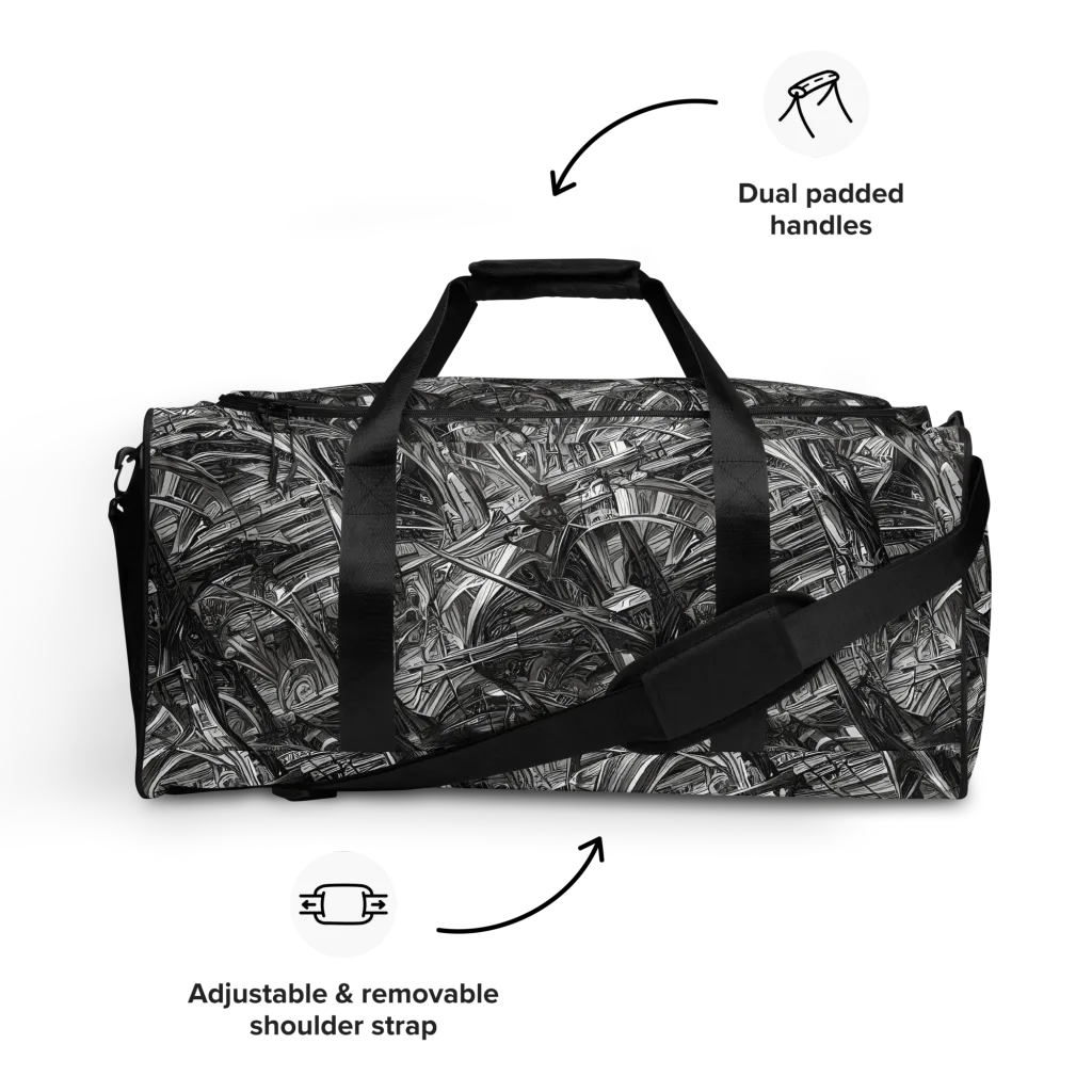 Gothic Whirlwind on Duffle Bag — Front