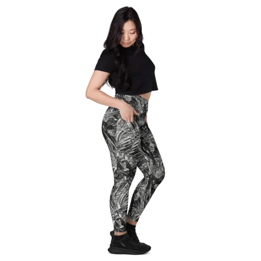 Gothic Whirlwind on a Leggings with Pockets