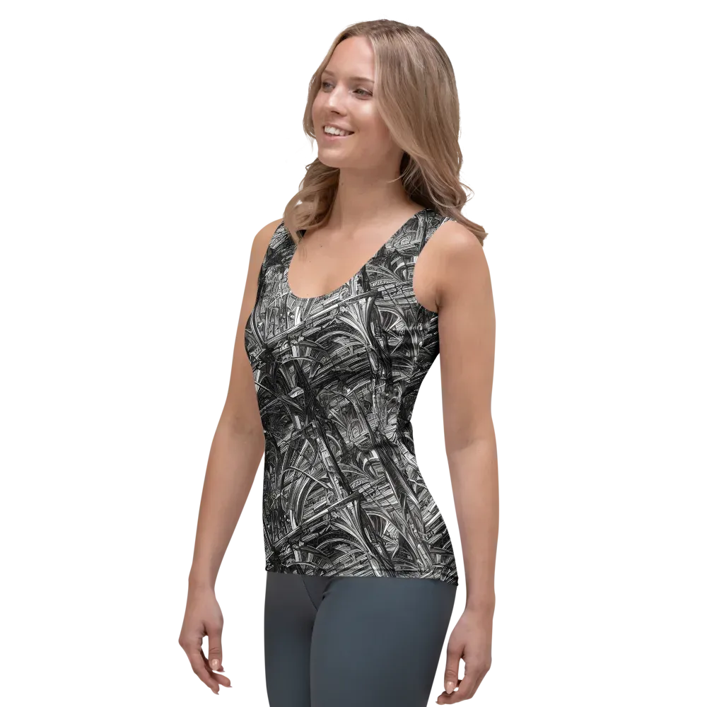 Gothic Whirlwind on Women's Tank Top — Left Front