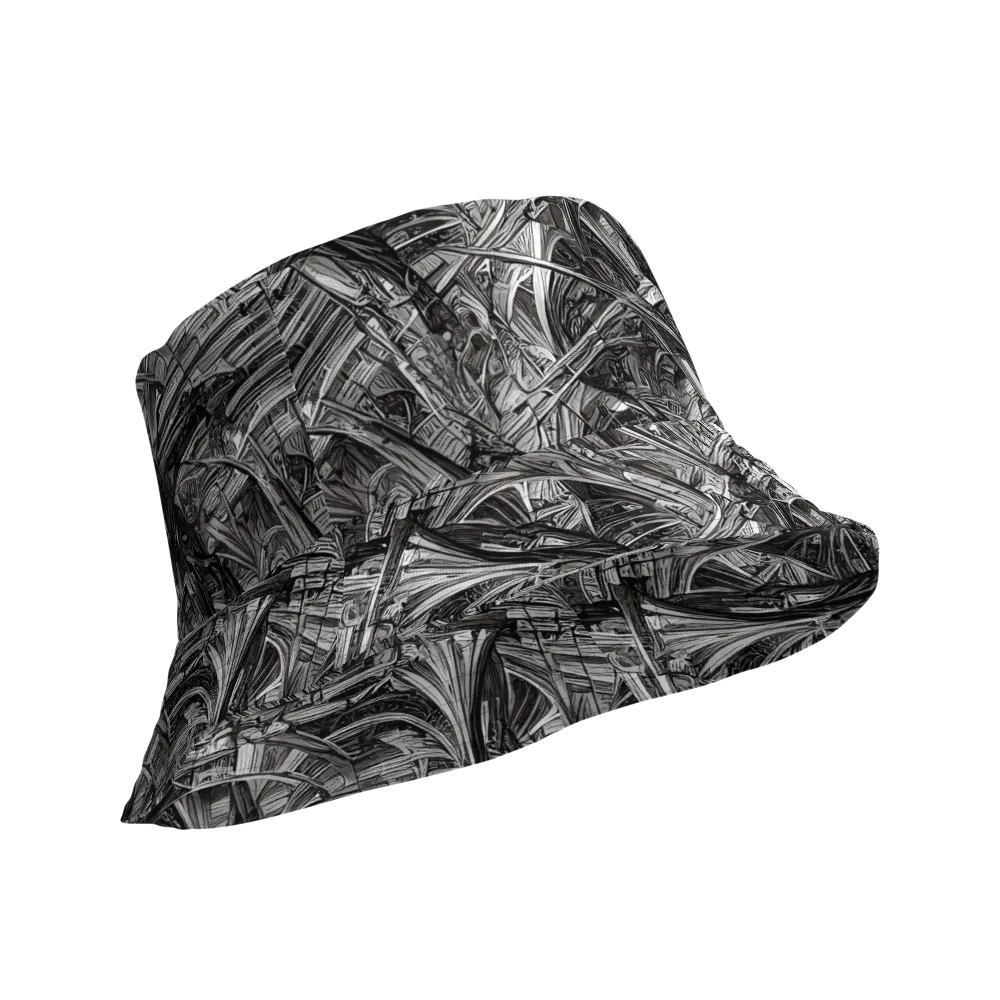 Gothic Whirlwind on Reversible Bucket Hat — Product details Outside