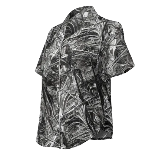 Gothic Whirlwind on a Women's Short Sleeve Pajama Top