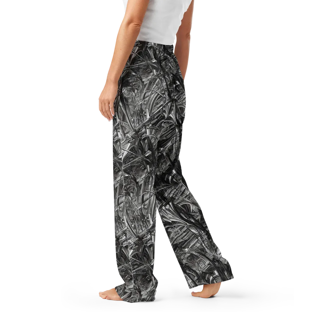 Gothic Whirlwind on Women's Pajama Pants — Left