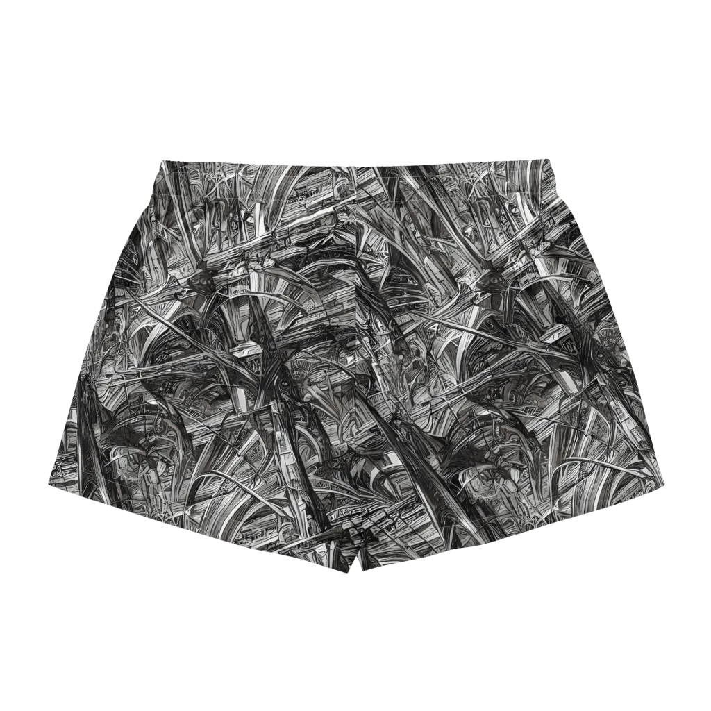 Gothic Whirlwind on Women's Pajama Shorts — Back