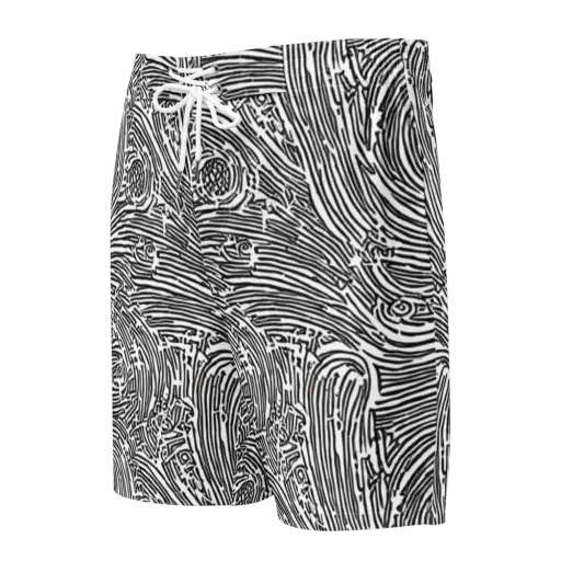 Whirlpool Echoes on a Men's Board Shorts