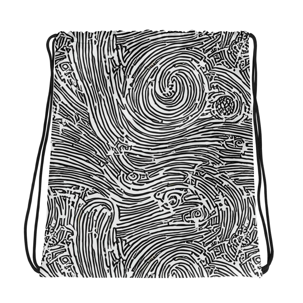 Whirlpool Echoes on Drawstring Bag — Photo