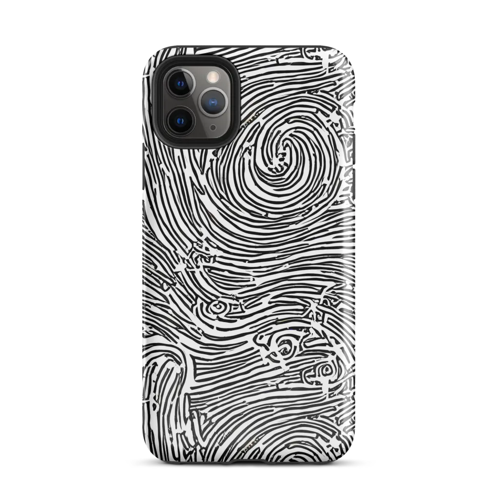 Whirlpool Echoes on Tough Case for iPhone® — Front