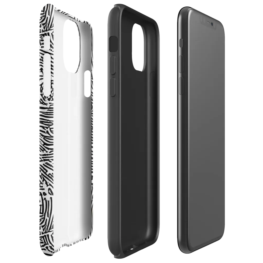 Whirlpool Echoes on Tough Case for iPhone® — Right
