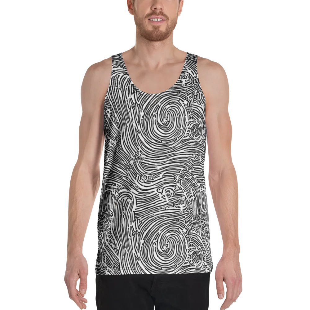 Whirlpool Echoes on Men's Tank Top — Front