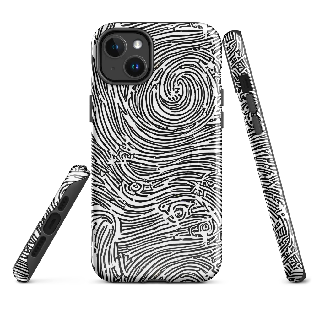 Whirlpool Echoes on MagSafe Tough Case for iPhone® — Front