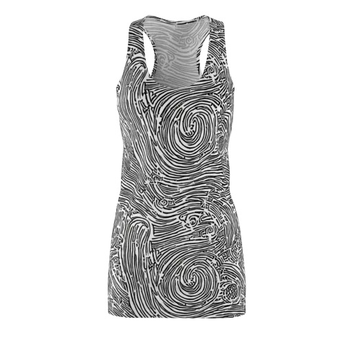 Whirlpool Echoes on a Racerback Dress
