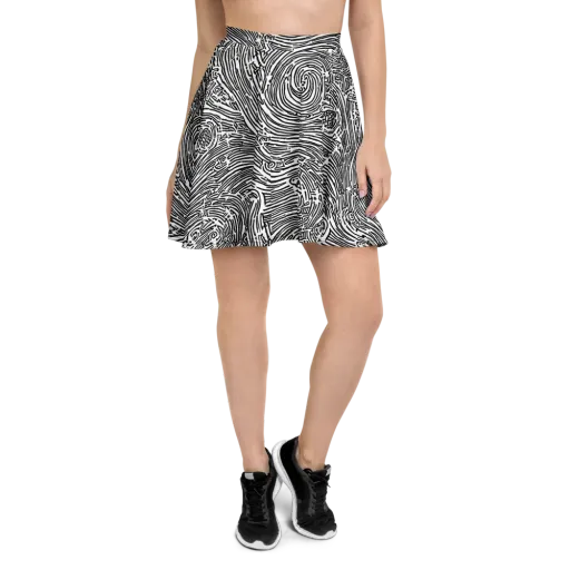 Whirlpool Echoes on a Skater Skirt