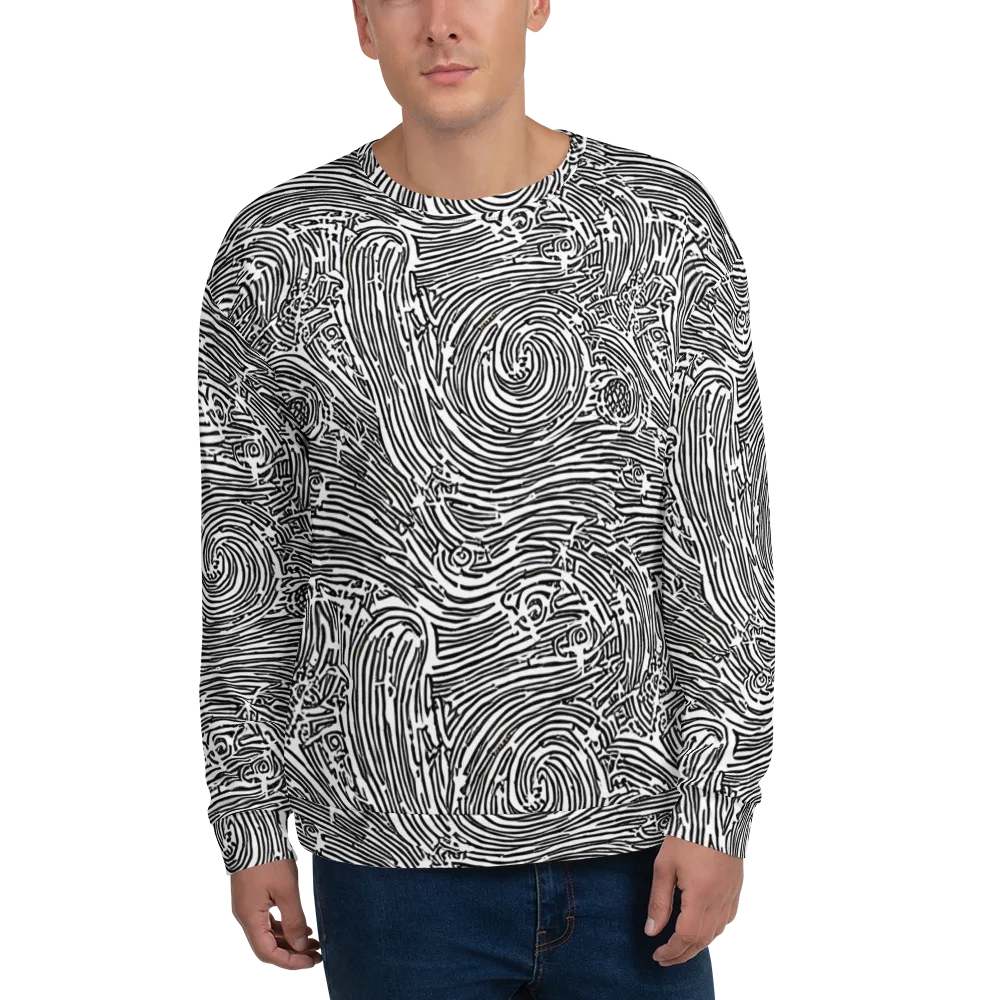 Whirlpool Echoes on Sweatshirt — Front