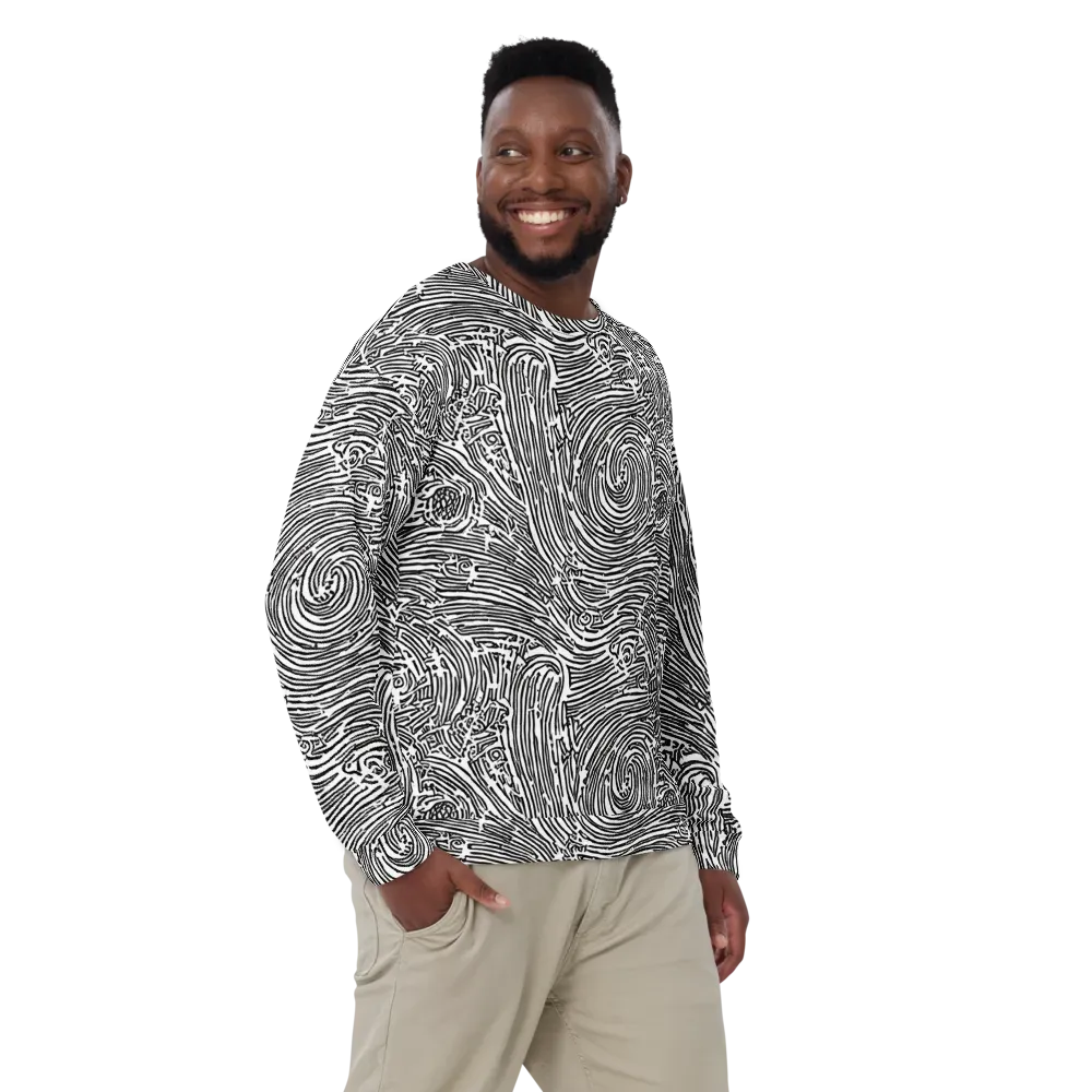 Whirlpool Echoes on Sweatshirt — Front