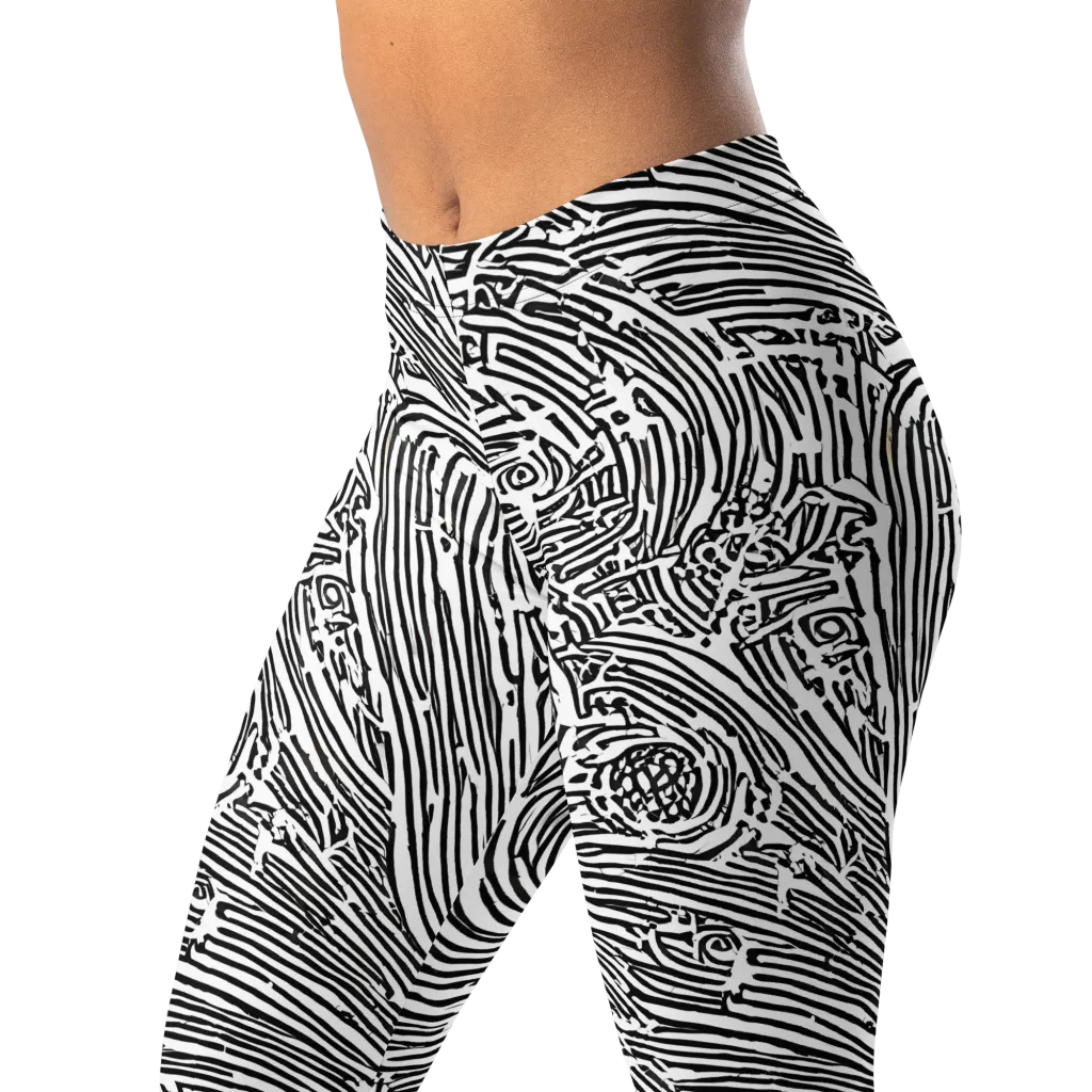 Whirlpool Echoes on Leggings — Left Front