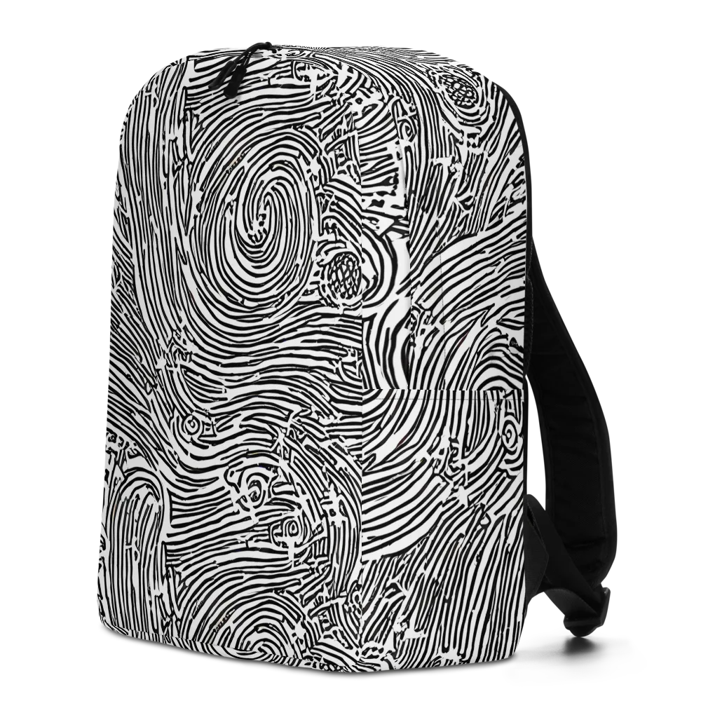 Whirlpool Echoes on Minimalist Backpack — Left