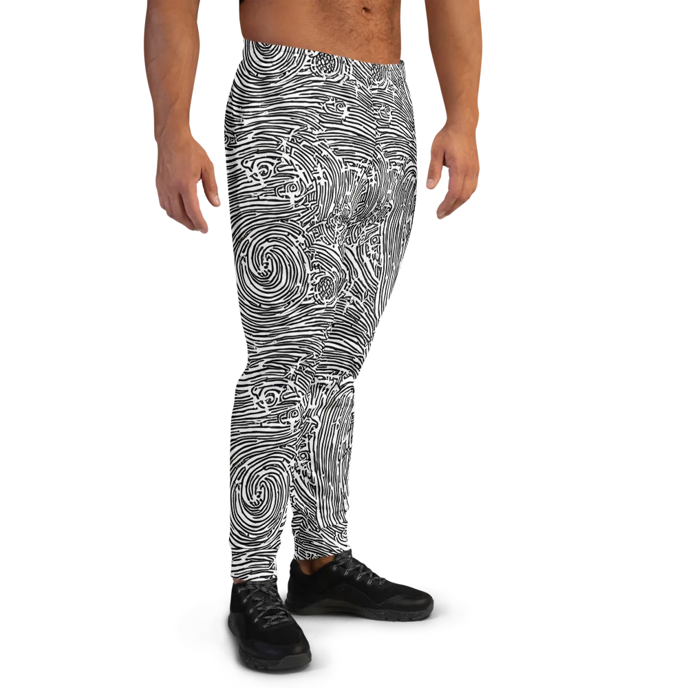 Whirlpool Echoes on Men's Joggers — Right