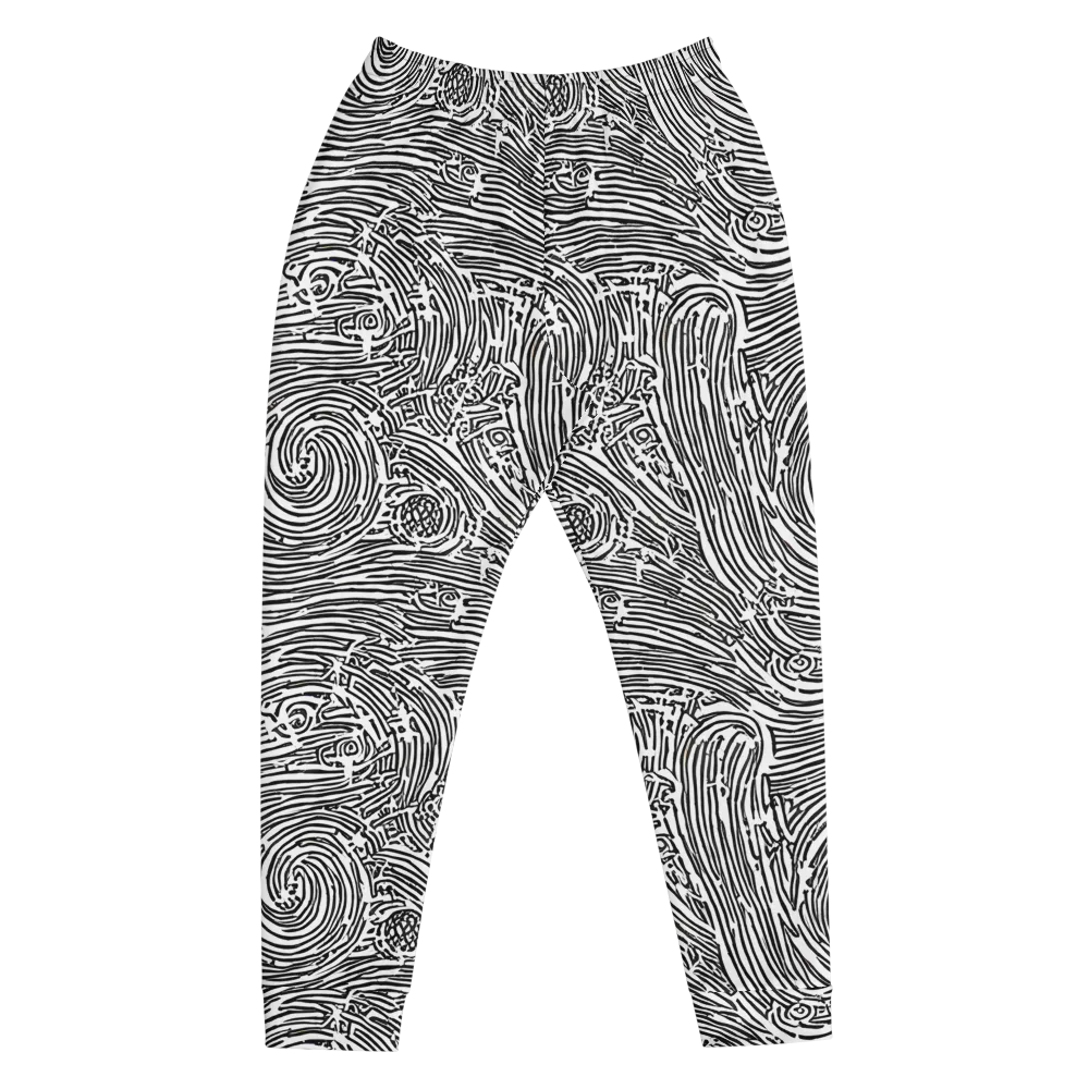 Whirlpool Echoes on Men's Joggers — Front