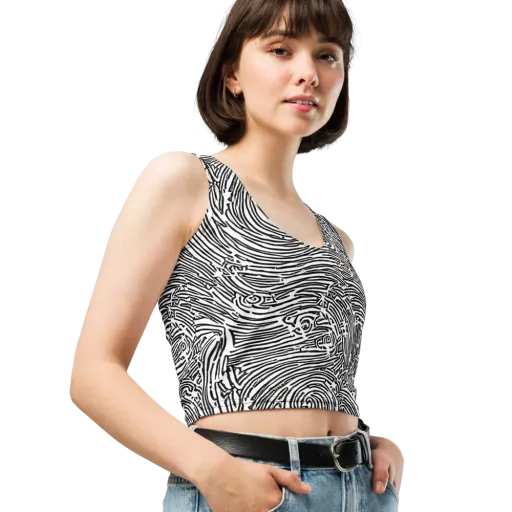 Whirlpool Echoes on a Crop Top
