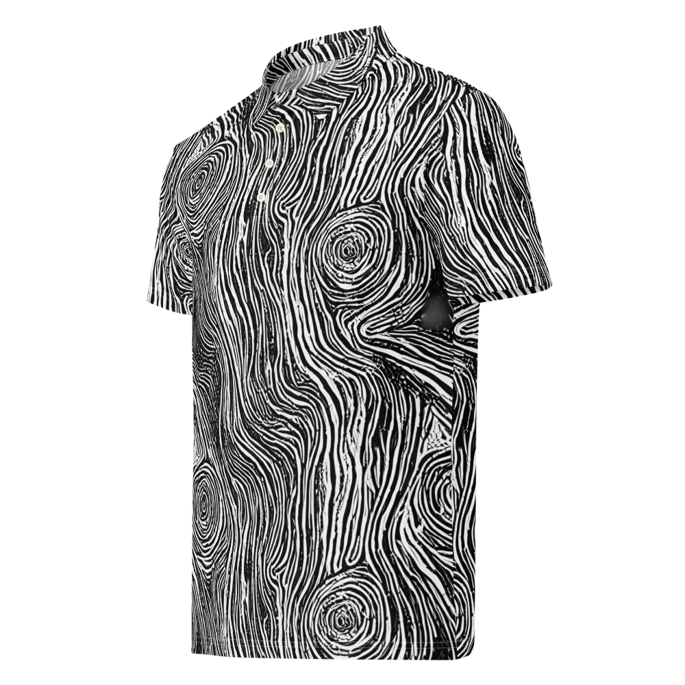 Fluid Timber on Men's Slim Fit Polo Shirt — Left Front
