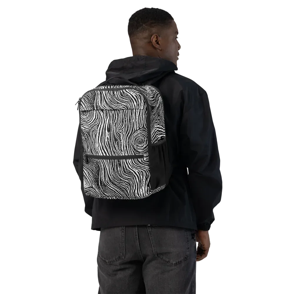 Fluid Timber on Utility Backpack — Back