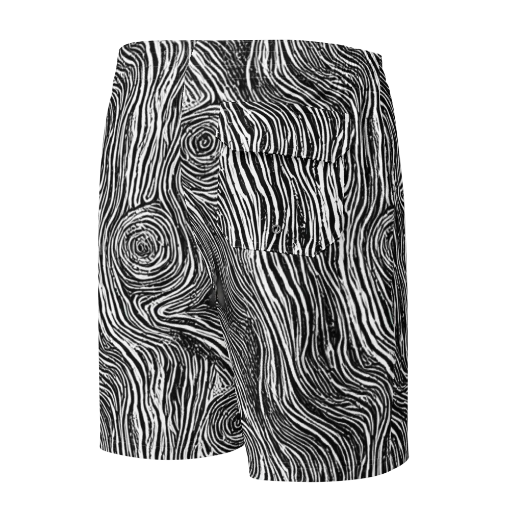 Fluid Timber on Men's Board Shorts — Back