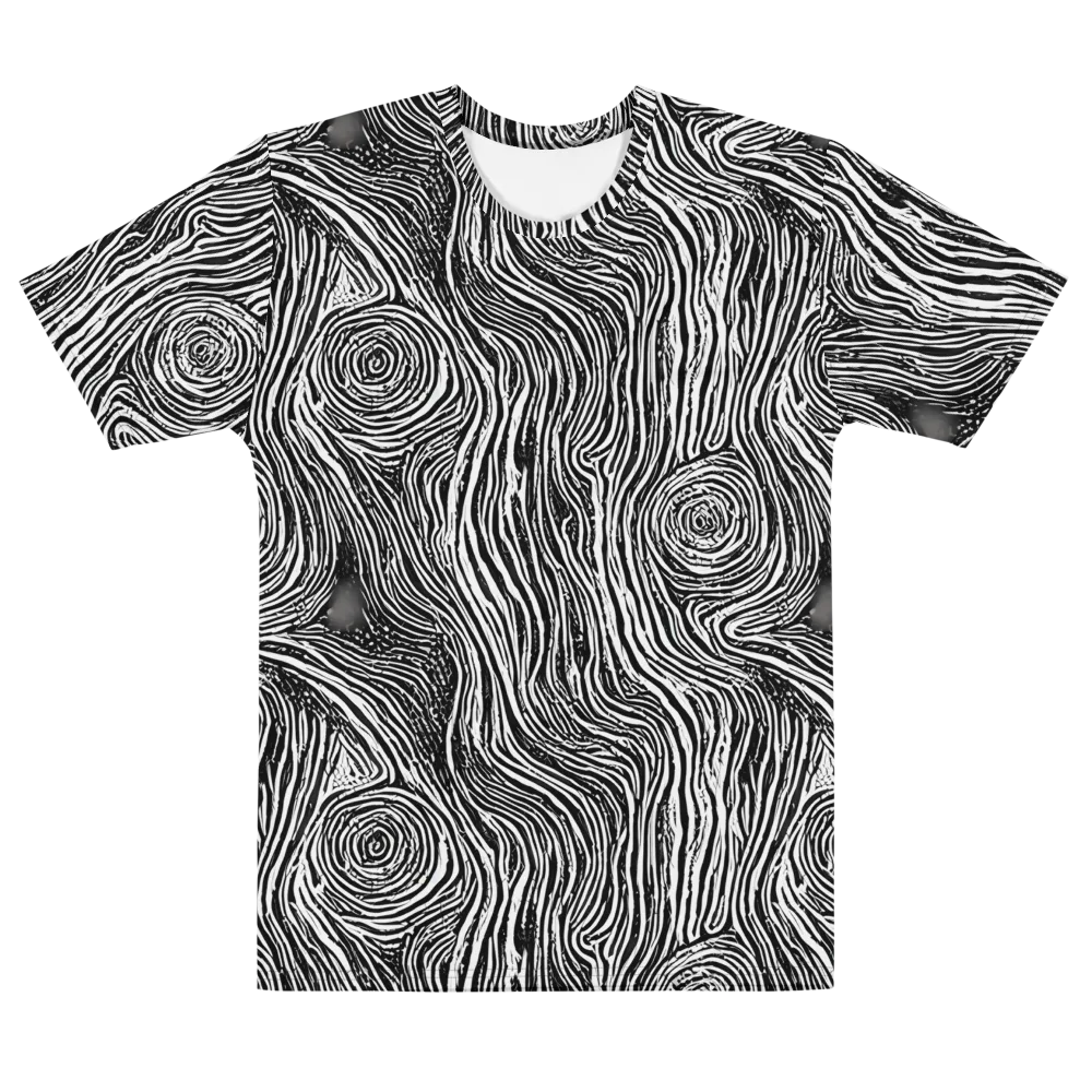 Fluid Timber on Men's Cotton Crew Neck T-Shirt — Front