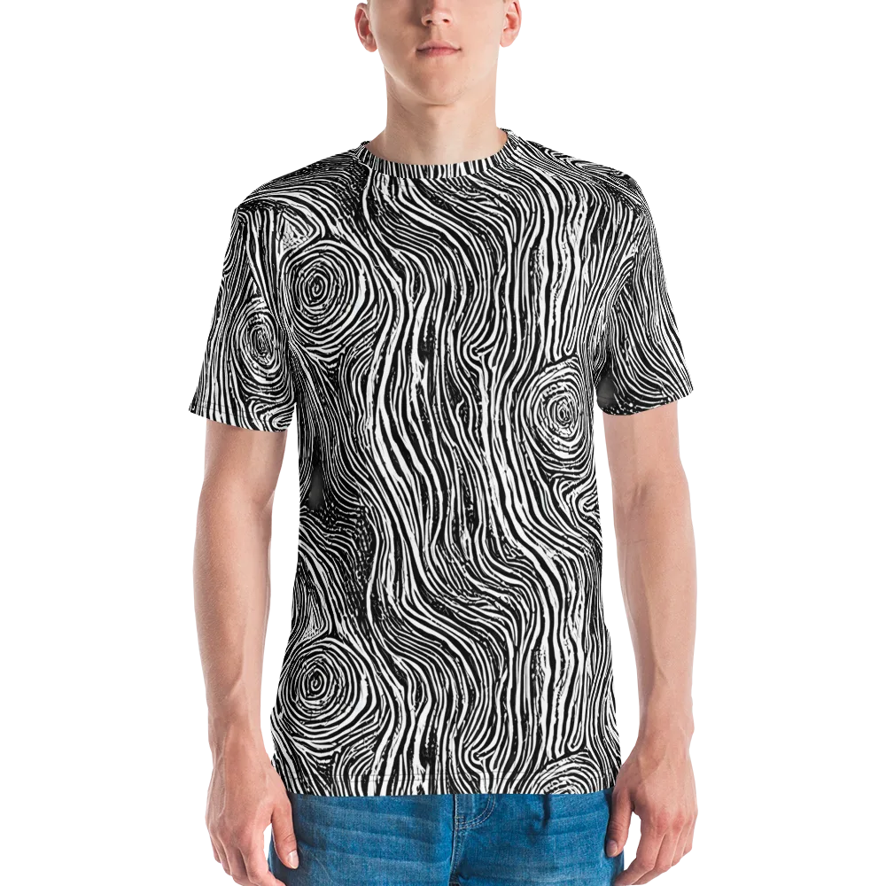 Fluid Timber on Men's Crew Neck T-Shirt — Front