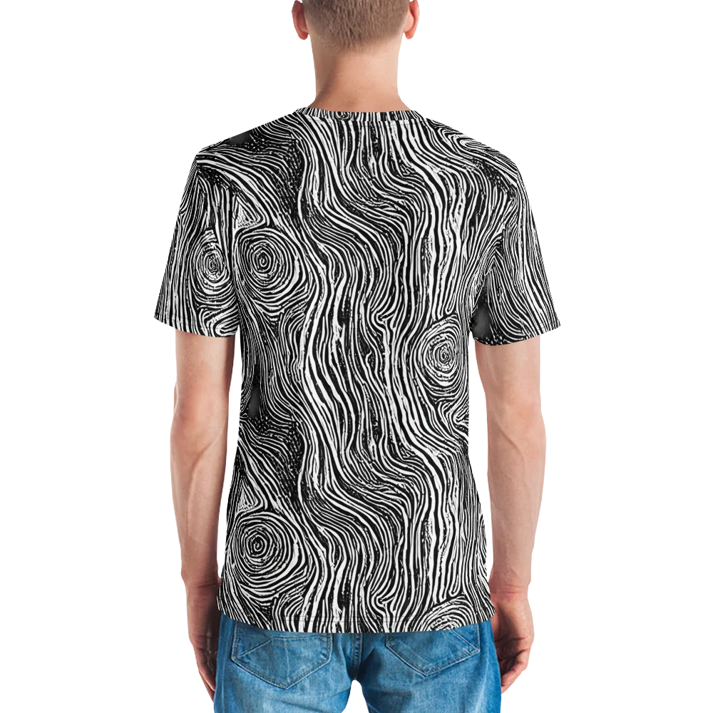 Fluid Timber on Men's Crew Neck T-Shirt — Back