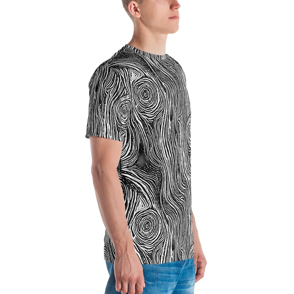 Fluid Timber on Men's Crew Neck T-Shirt — Right