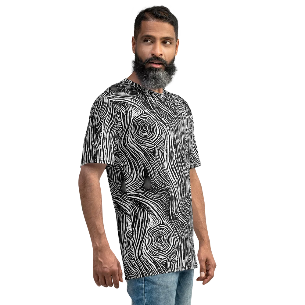 Fluid Timber on Men's Crew Neck T-Shirt — Right