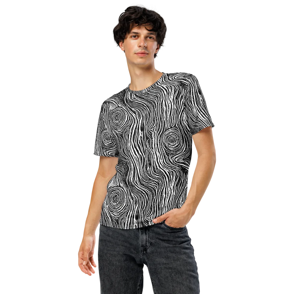 Fluid Timber on Men's Crew Neck T-Shirt — Front