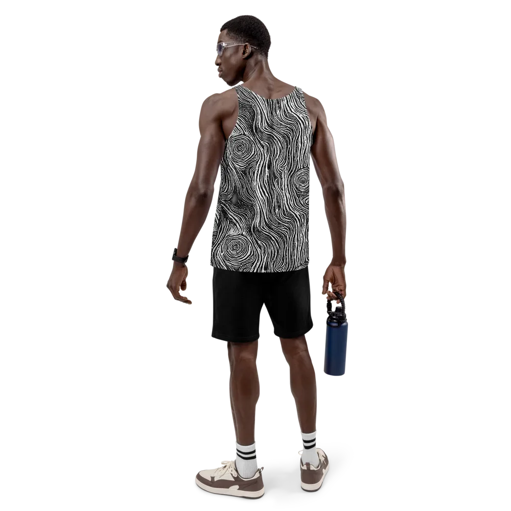Fluid Timber on Men's Tank Top — Back