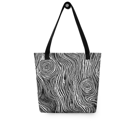 Fluid Timber on a Tote Bag