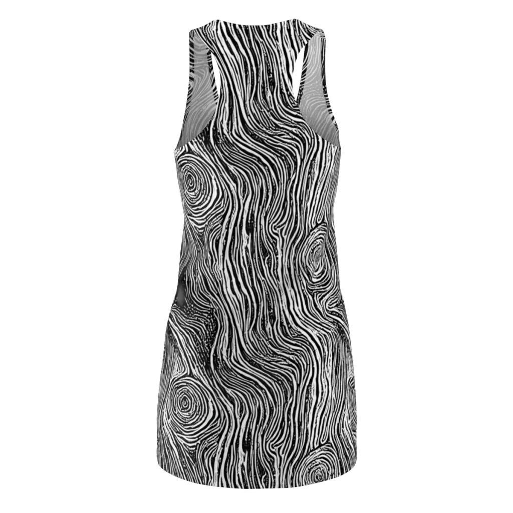 Fluid Timber on Racerback Dress — Back