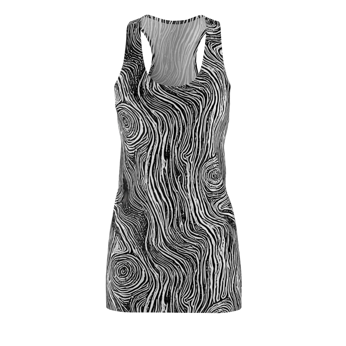 Fluid Timber on Racerback Dress — Front