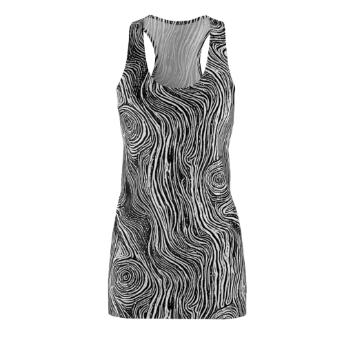 Fluid Timber on a Racerback Dress