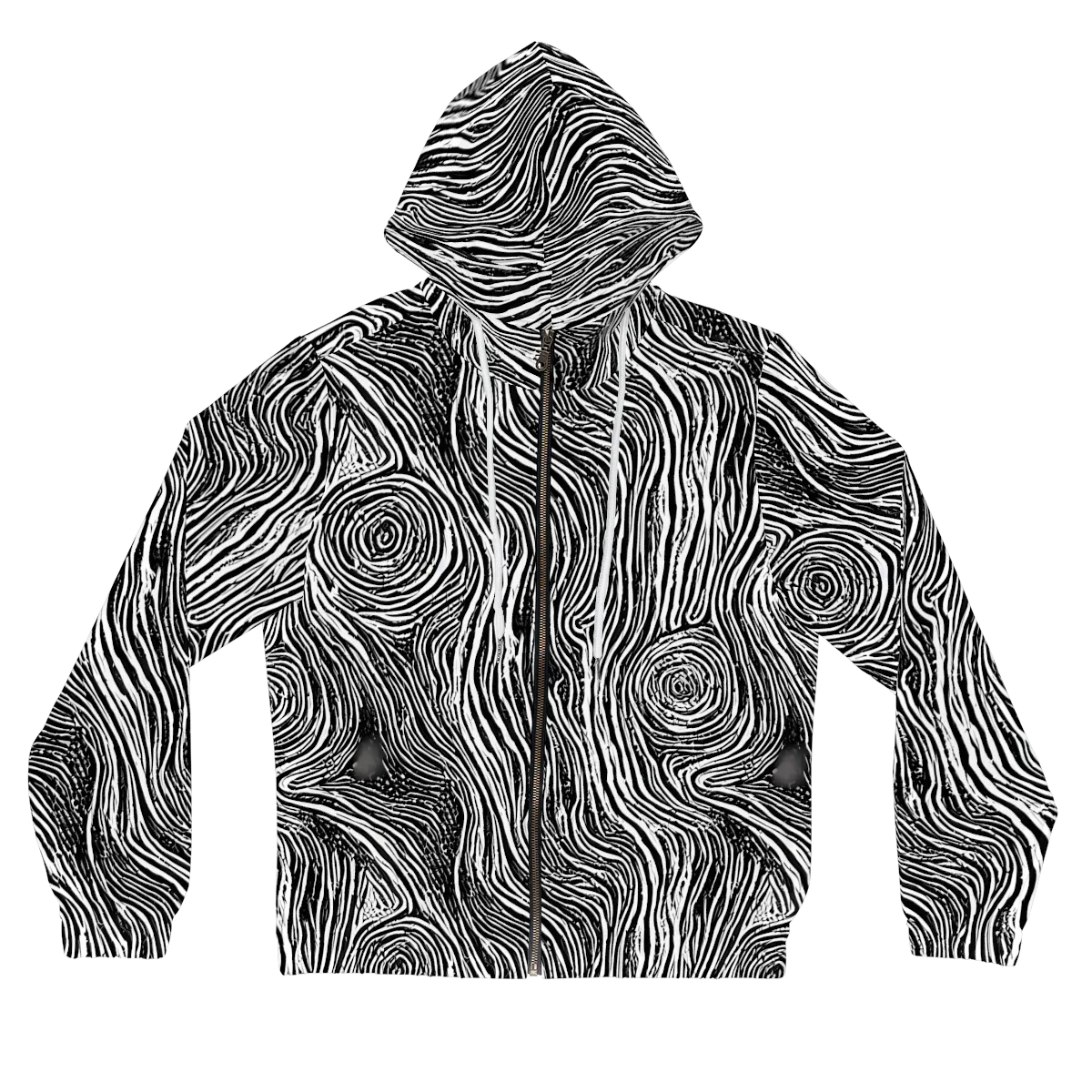 Fluid Timber on Women's Full-Zip Hoodie — Front