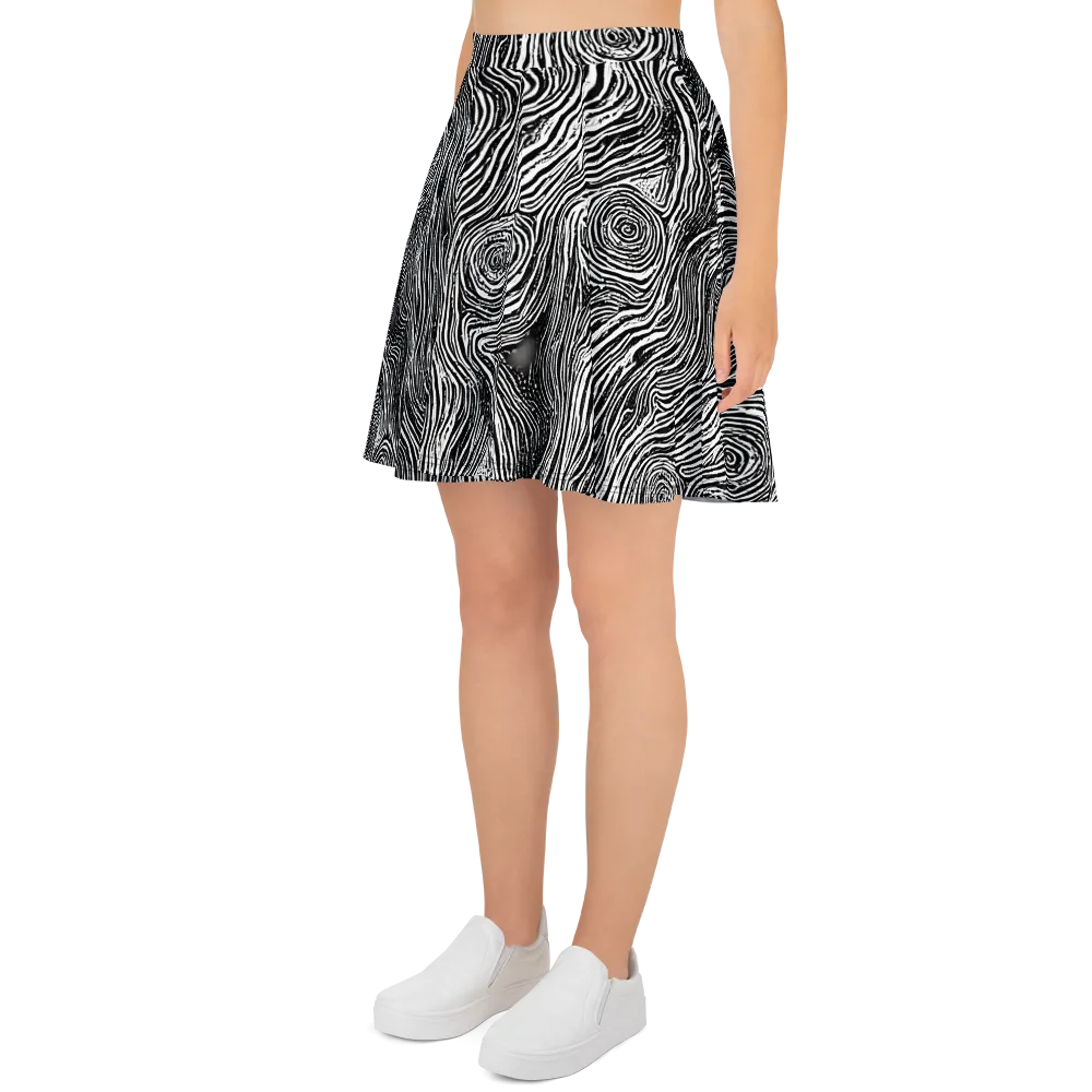 Fluid Timber on Skater Skirt — Left