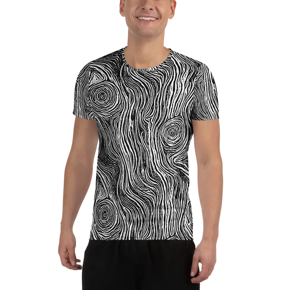 Fluid Timber on Men's Athletic T-Shirt — Front