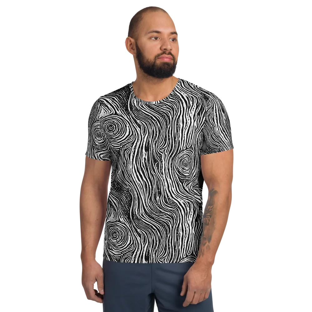 Fluid Timber on Men's Athletic T-Shirt — Front
