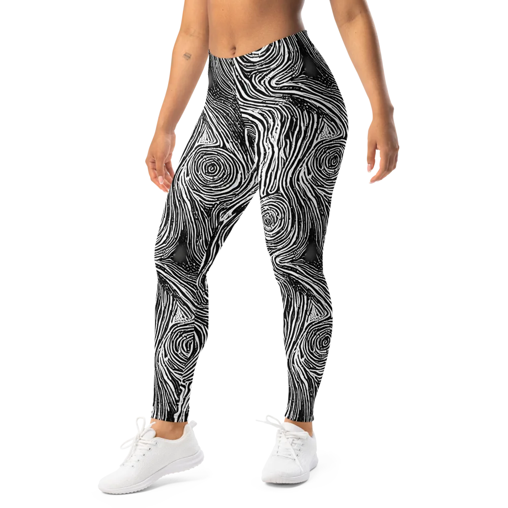 Fluid Timber on Leggings — Left Front