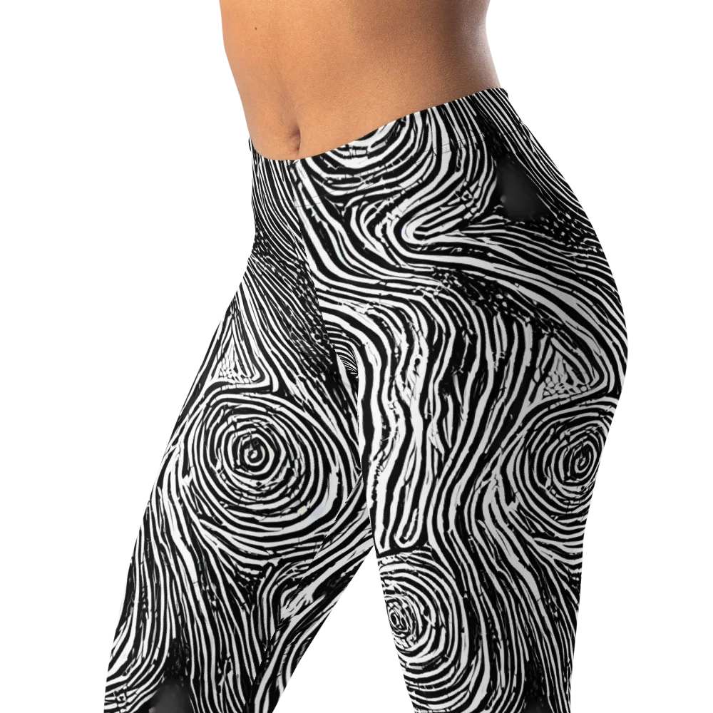 Fluid Timber on Leggings — Left Front