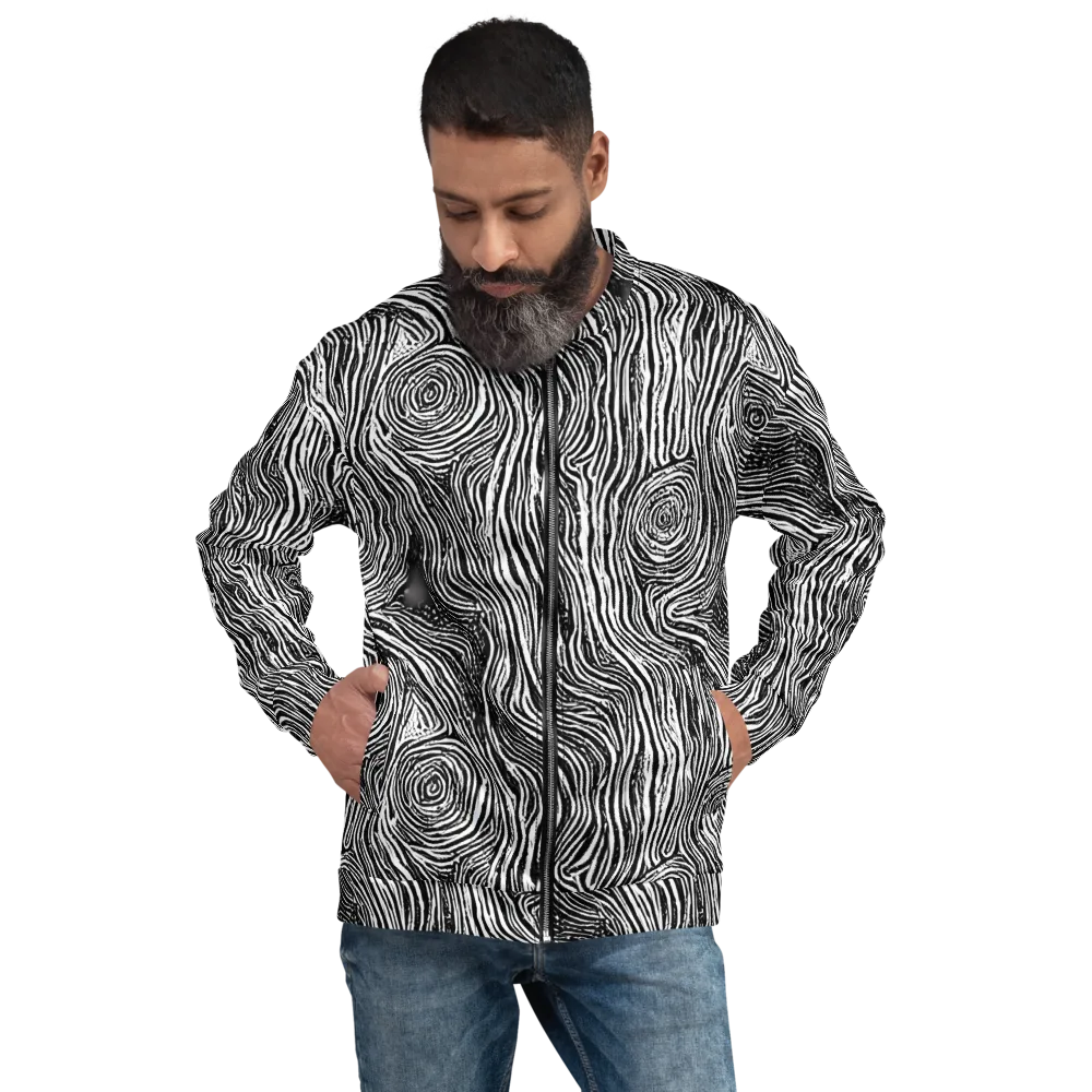 Fluid Timber on Bomber Jacket — Front