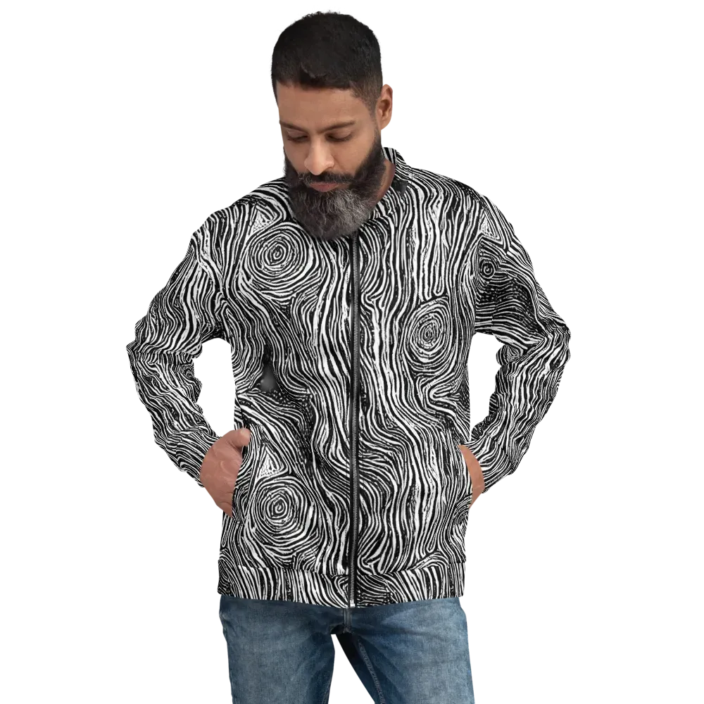 Fluid Timber on Bomber Jacket — Front