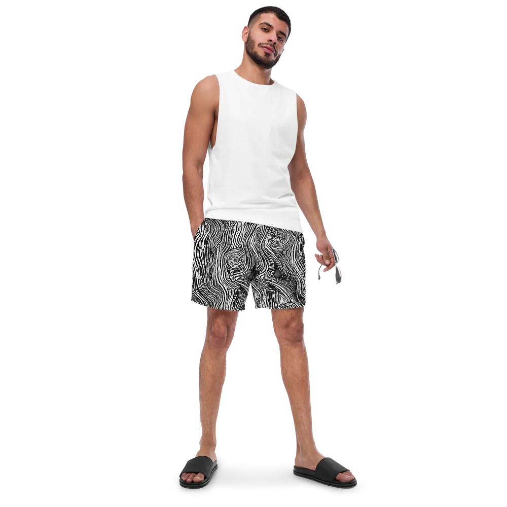 Fluid Timber on Swim Trunks — Front