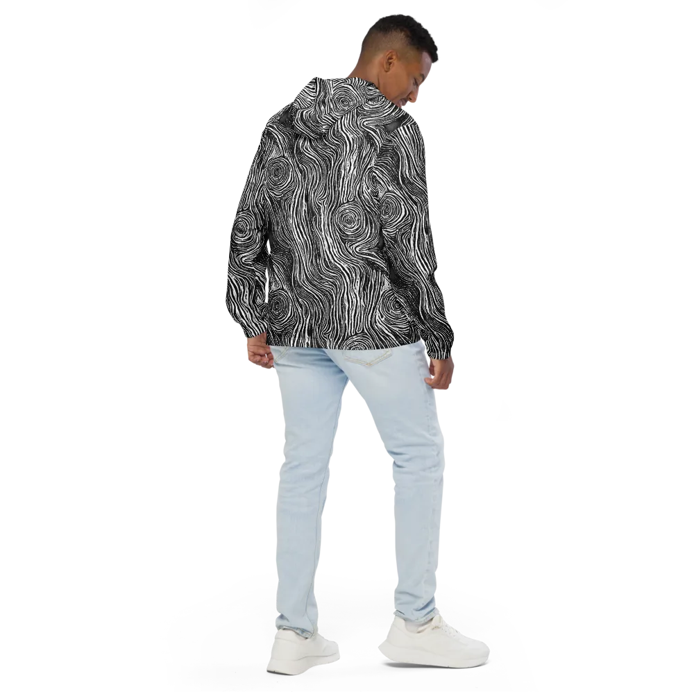 Fluid Timber on Men's Windbreaker — Back