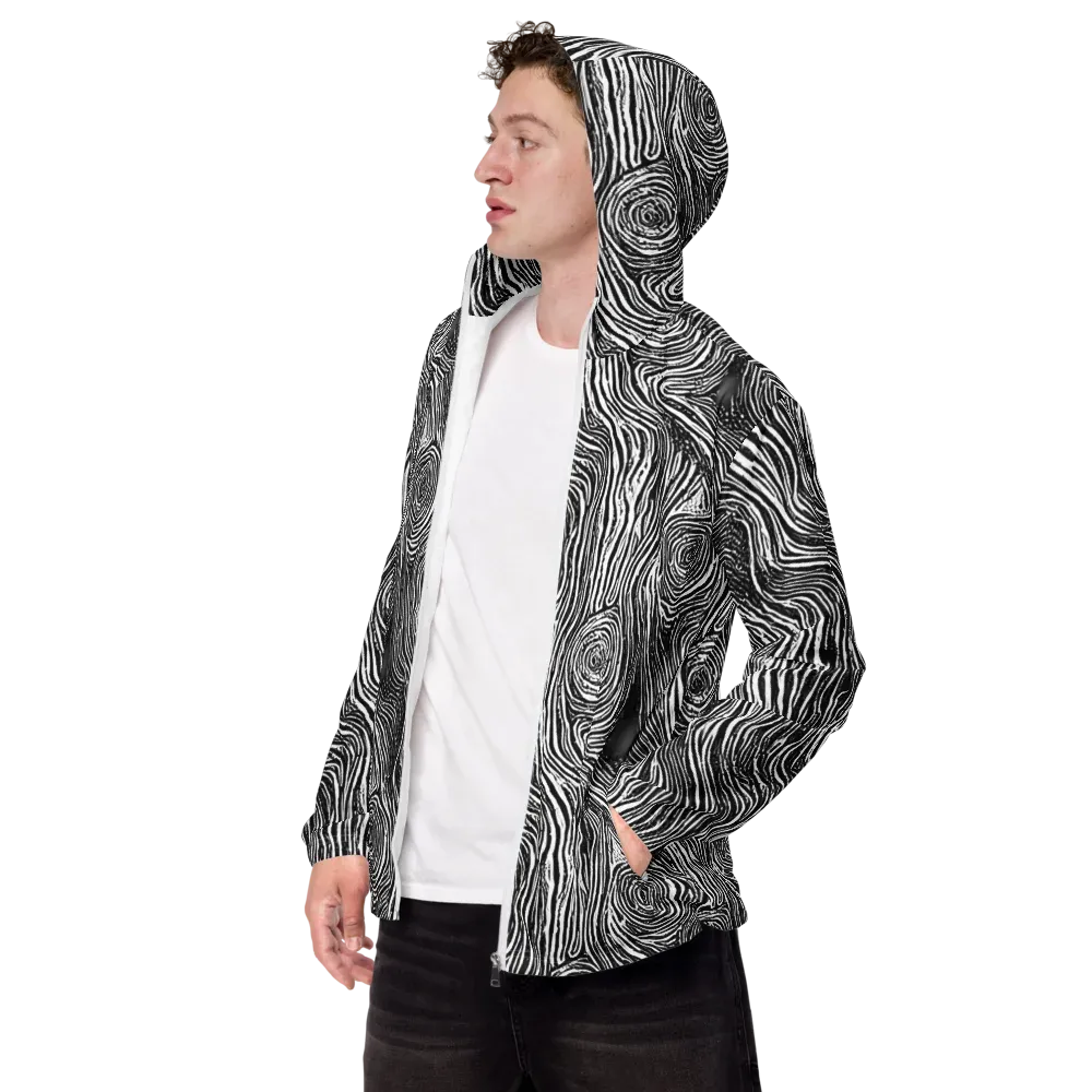 Fluid Timber on Men's Windbreaker — Left Front