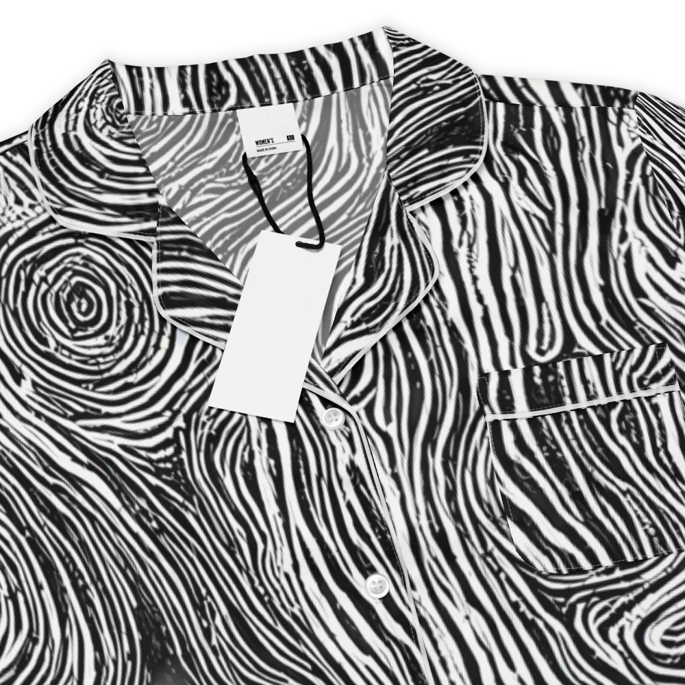 Fluid Timber on Women's Short Sleeve Pajama Top — Product details