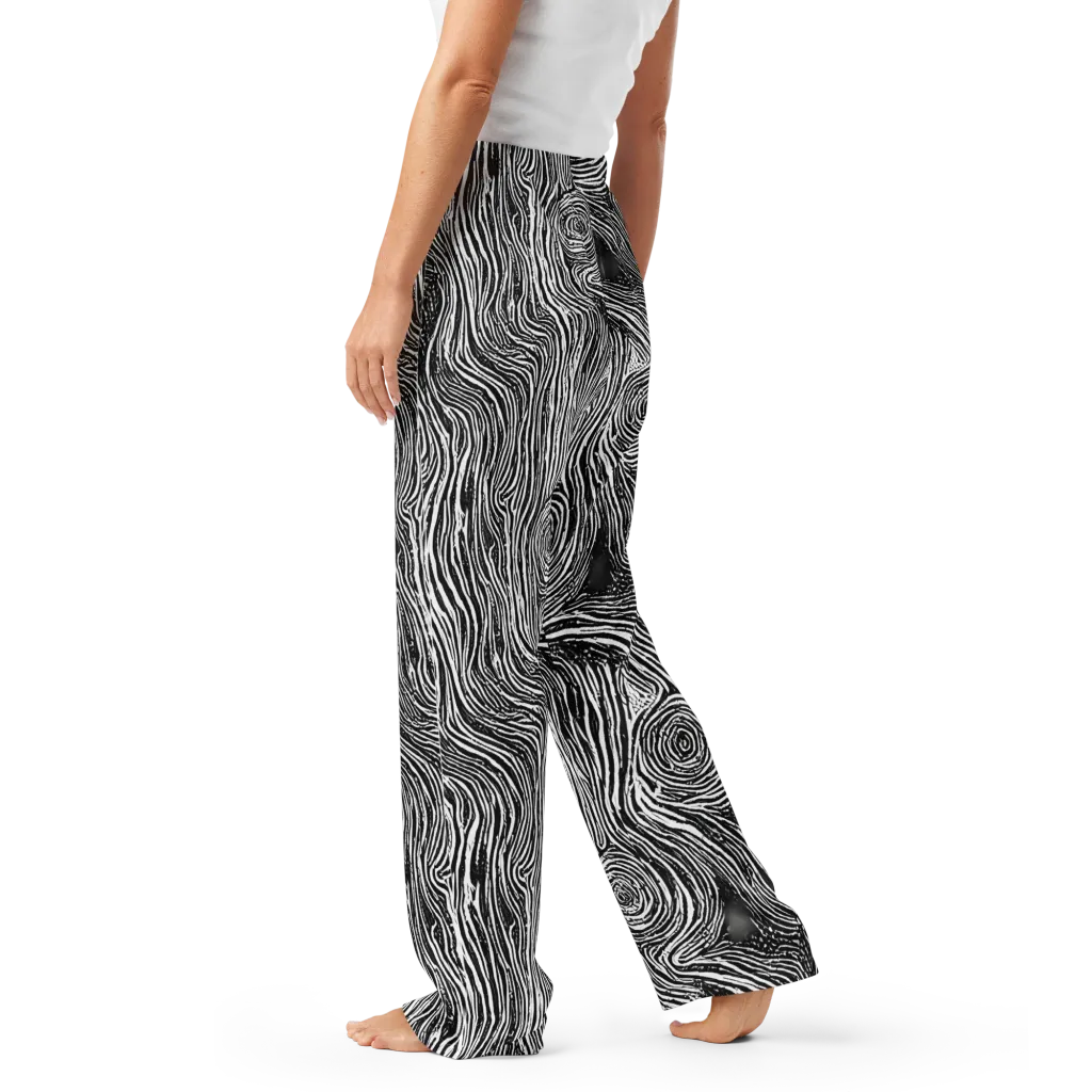 Fluid Timber on Women's Pajama Pants — Left